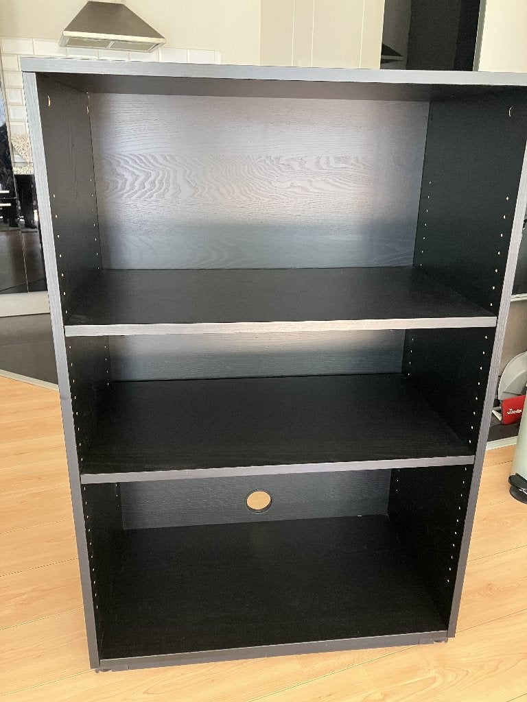 IKEA GALANT boekenkast / kast – zwart – 80x45x120 cm, Ophalen, 100 tot 150 cm, 50 tot 100 cm, Zo goed als nieuw