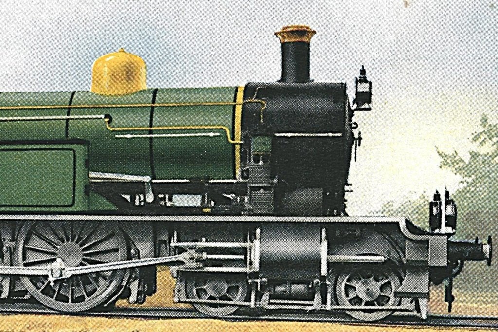 804364	NS Tenderlocomotief	1942	Gelopen met Postzegel, Verzamelen, Ophalen of Verzenden, 1940 tot 1960, Gelopen, Voertuig