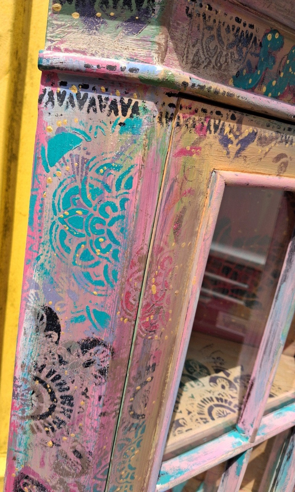 India/Ibiza/Boeddha/Hoekkastje/Vitrine/Buddha, Antiek en Kunst, Ophalen of Verzenden