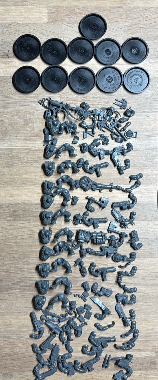 Warhammer 40k 11x Ork Boyz #3, Ophalen of Verzenden, Zo goed als nieuw, Warhammer