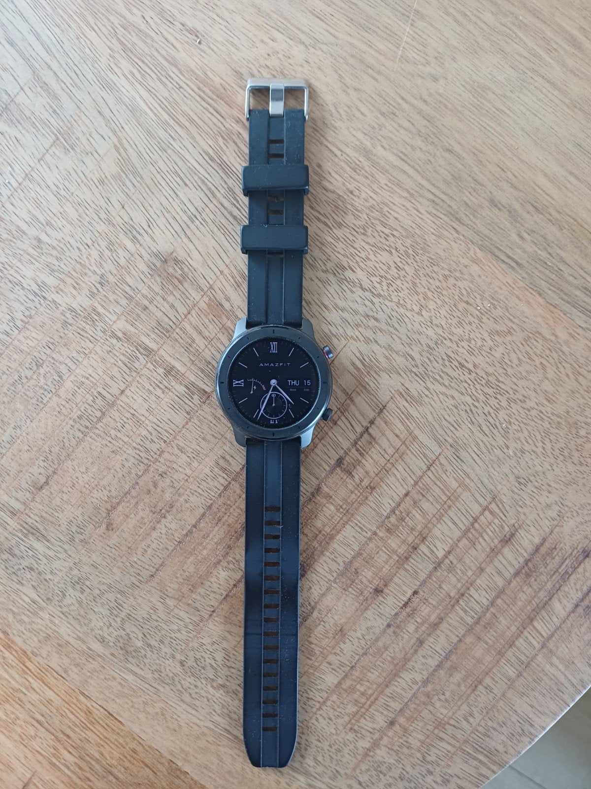 Amazfit GTR 42mm smartwatch, Ophalen of Verzenden, Zo goed als nieuw, Zwart, Android