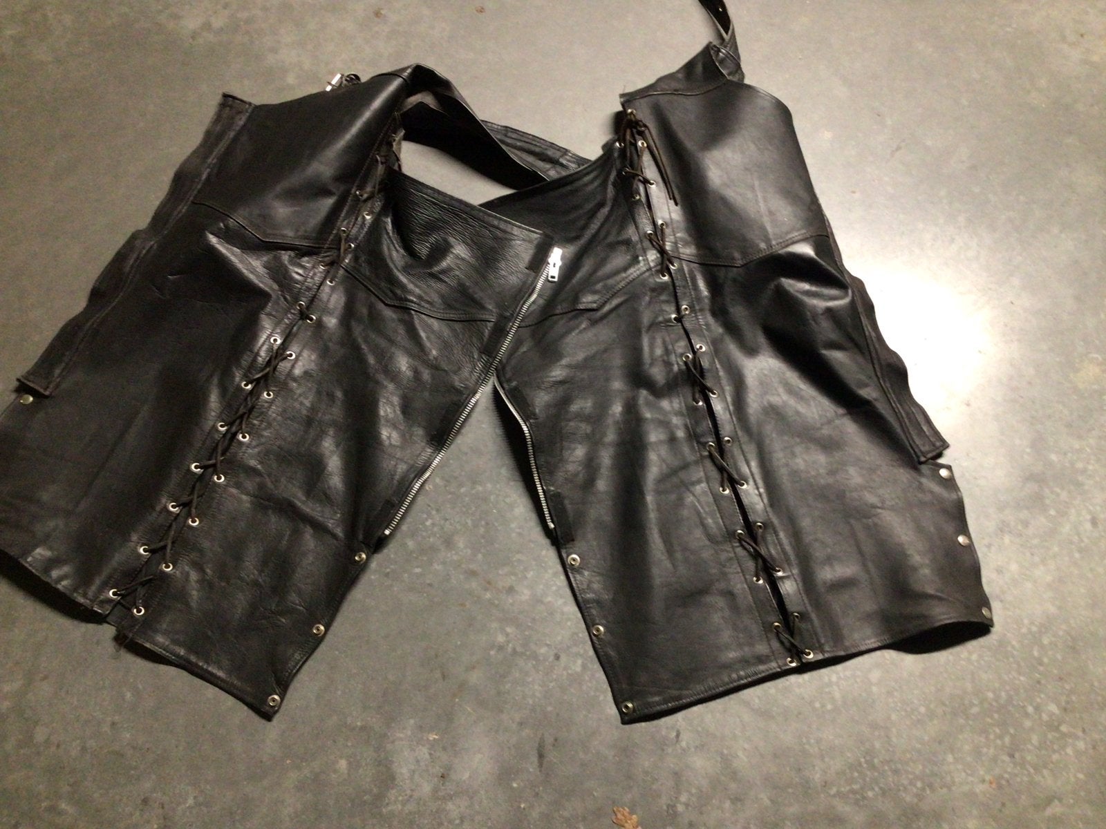 Vintage Leren Motorbroek - Afritsbaar - Past Altijd, Ophalen of Verzenden, Tweedehands, Heren, Broek | leer