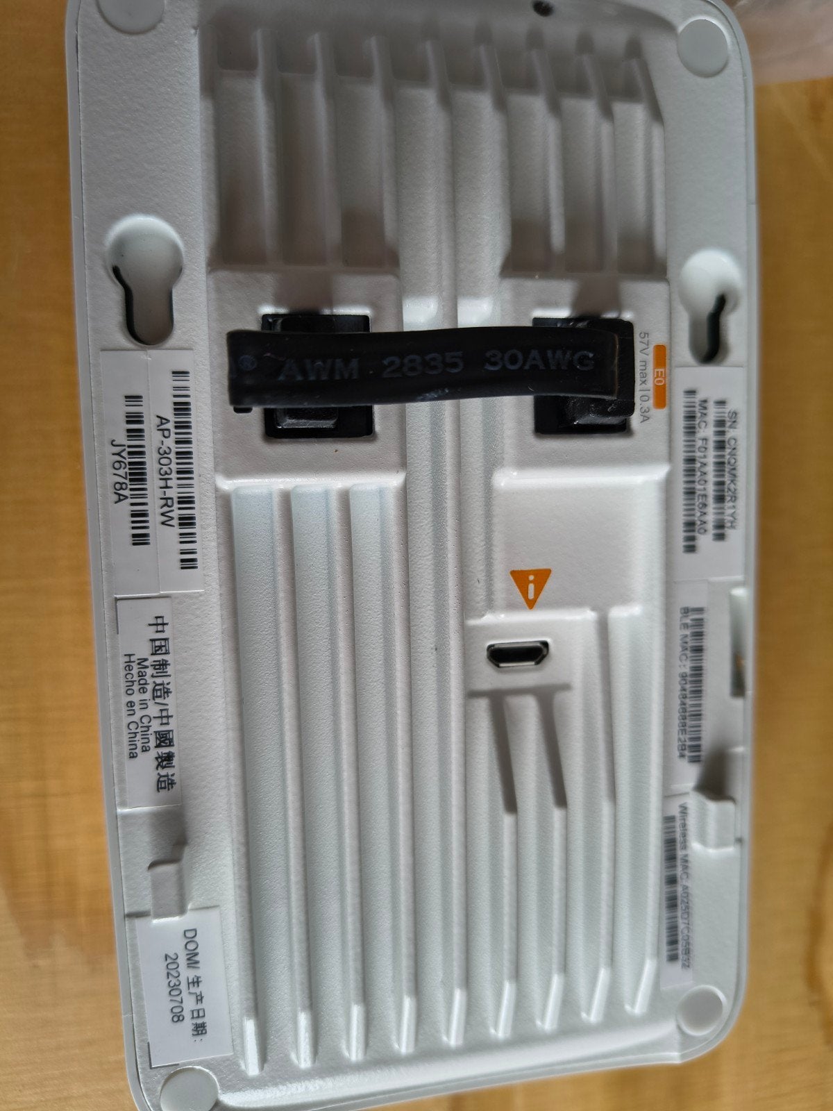 Aruba AP-303H-RW Access Point - Nieuw, Ophalen of Verzenden, Nieuw, Aruba