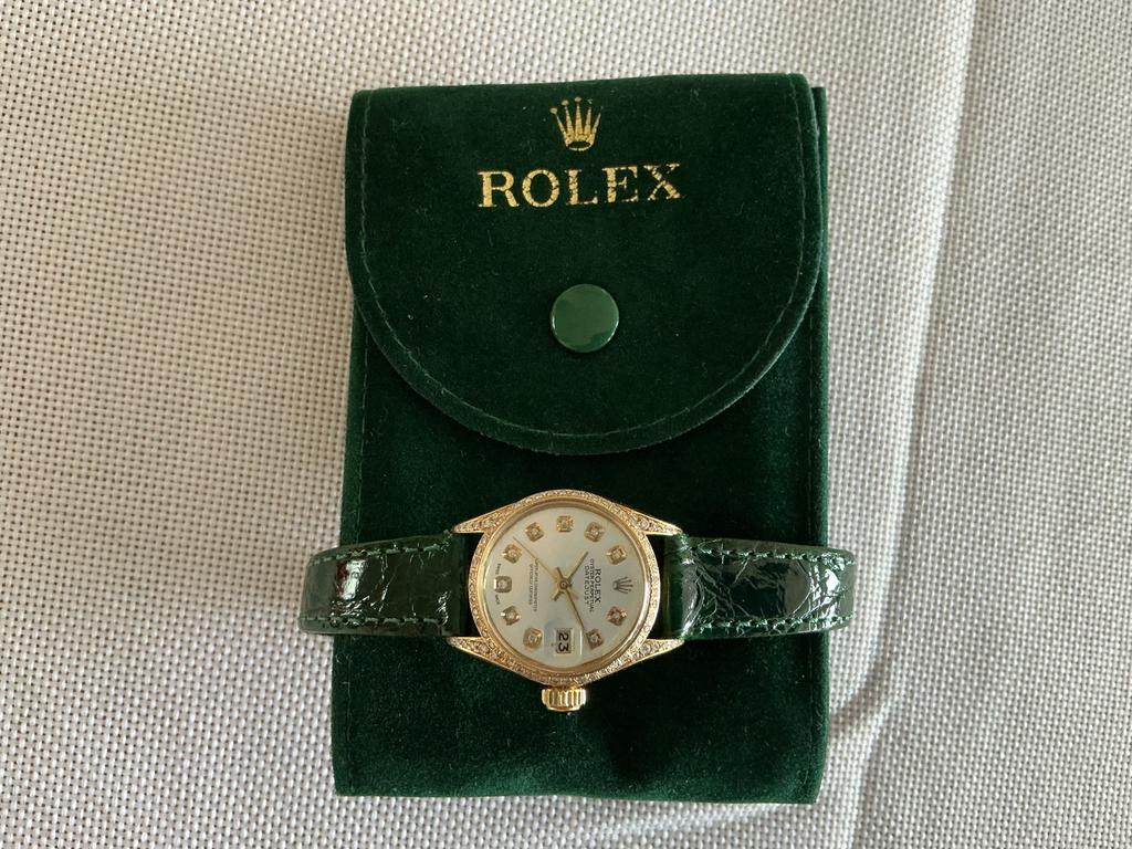 Prijsdaling!!! Rolex Oyster Perpetual Lady Datejust 18k Goud, Sieraden, Tassen en Uiterlijk, Horloges | Dames, Rolex, Polshorloge