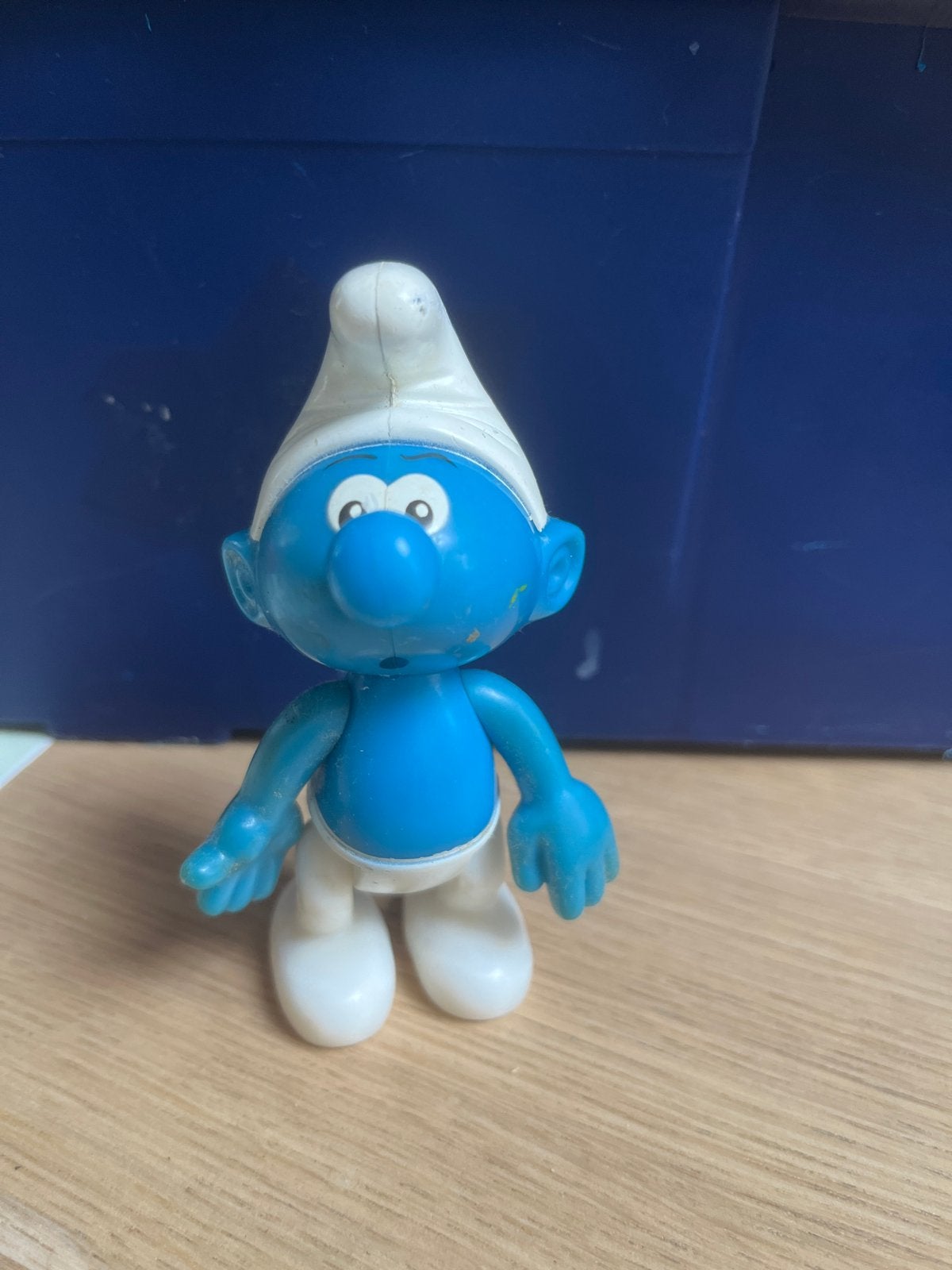 Beweegbare Smurf - ca. 10 cm hoog, Ophalen of Verzenden, Gebruikt, Overige Smurfen, Poppetje, Figuurtje of Knuffel