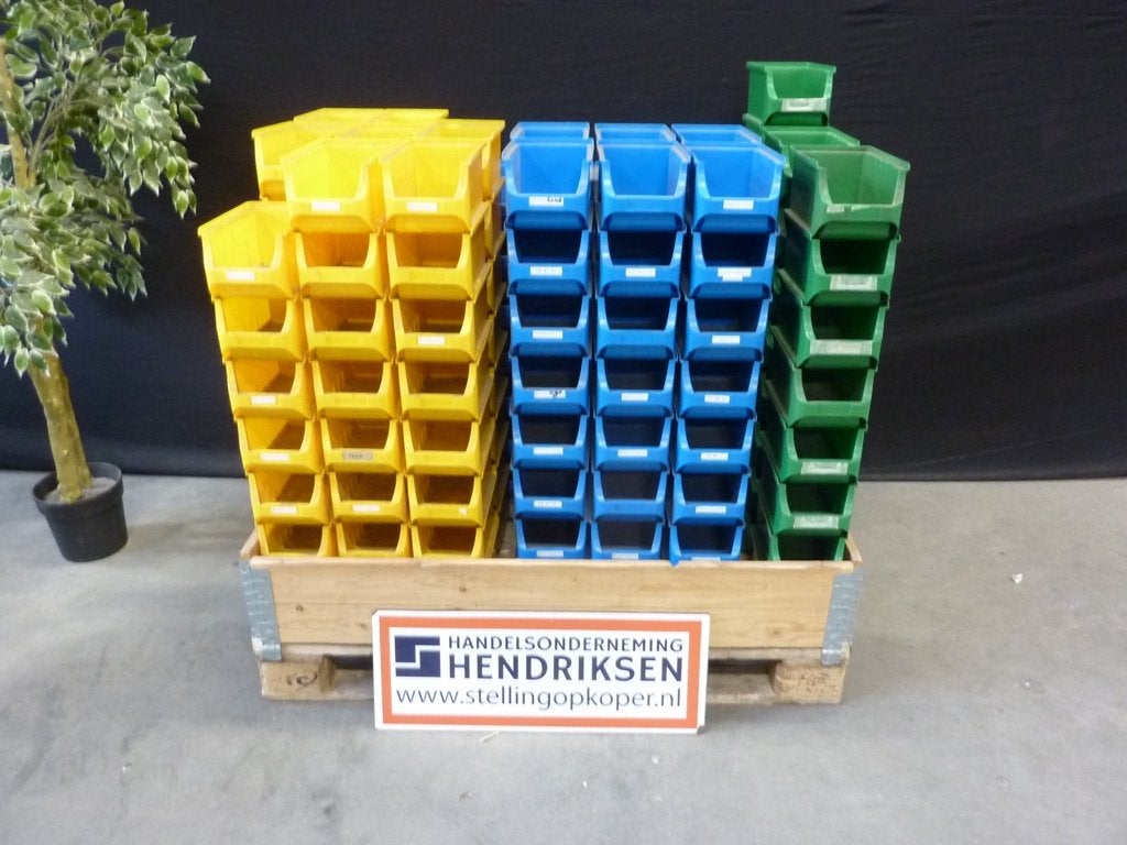Gebruikte stapelbakjes / magazijnbakjes Box 3, 150x235x125mm, Doe-het-zelf en Verbouw, Ophalen, Gebruikt, Handelsonderneming Hendriksen
