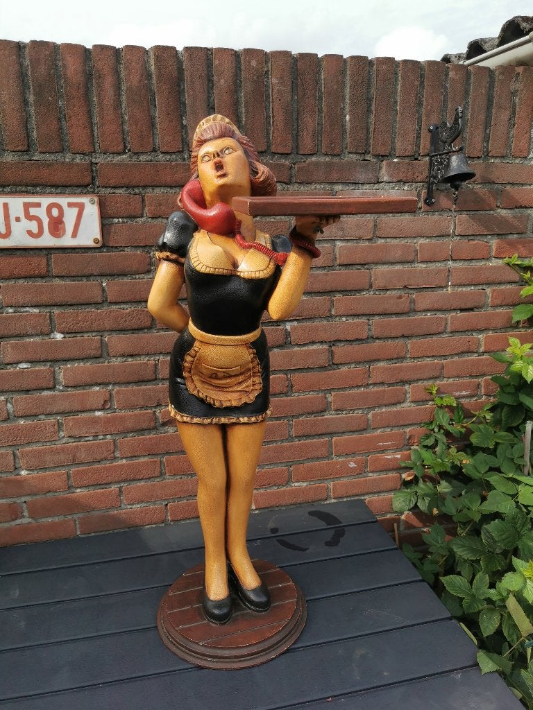 polyester pin-up serveerster, Verzamelen, Beelden en Beeldjes, Ophalen, Gebruikt, Overige typen