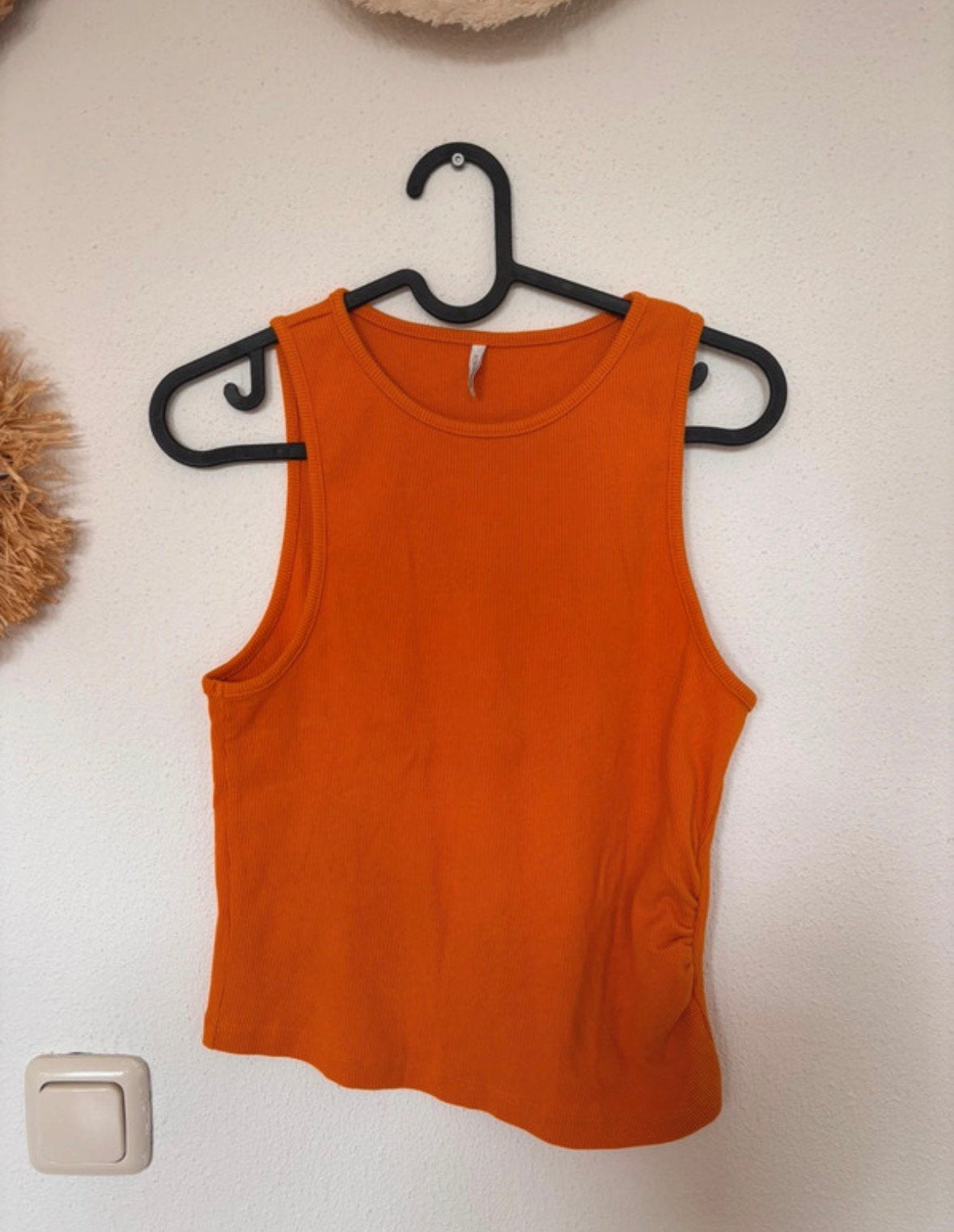 rib crop top van ONLY in maat L, Maat 42/44 (L), Oranje, Ophalen of Verzenden, Zo goed als nieuw