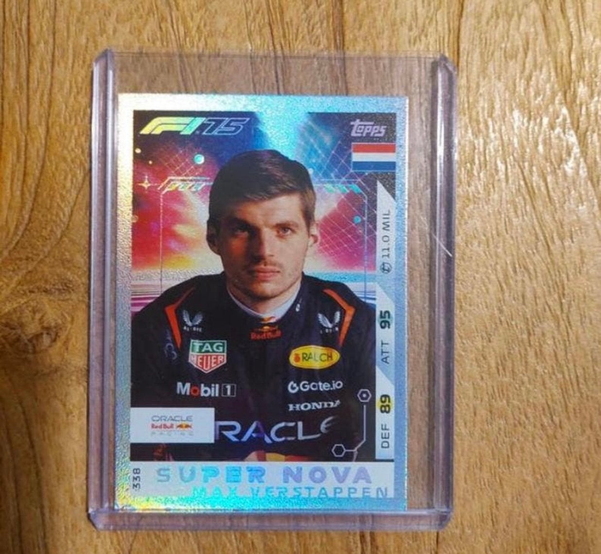 Max Verstappen Refractor Super Nova Topps Formule 1, Ophalen of Verzenden, Zo goed als nieuw, Plaatje