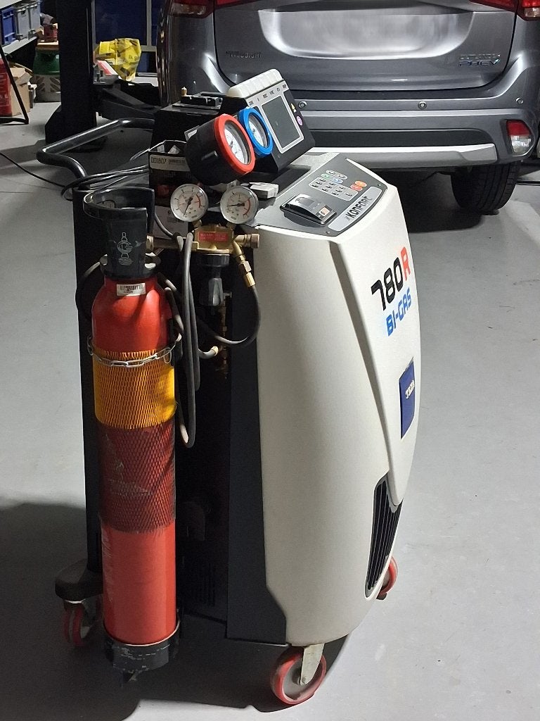 Texa 780R Airco Serviceapparaat met Lekgasdetectie, Auto diversen, Ophalen, Gebruikt