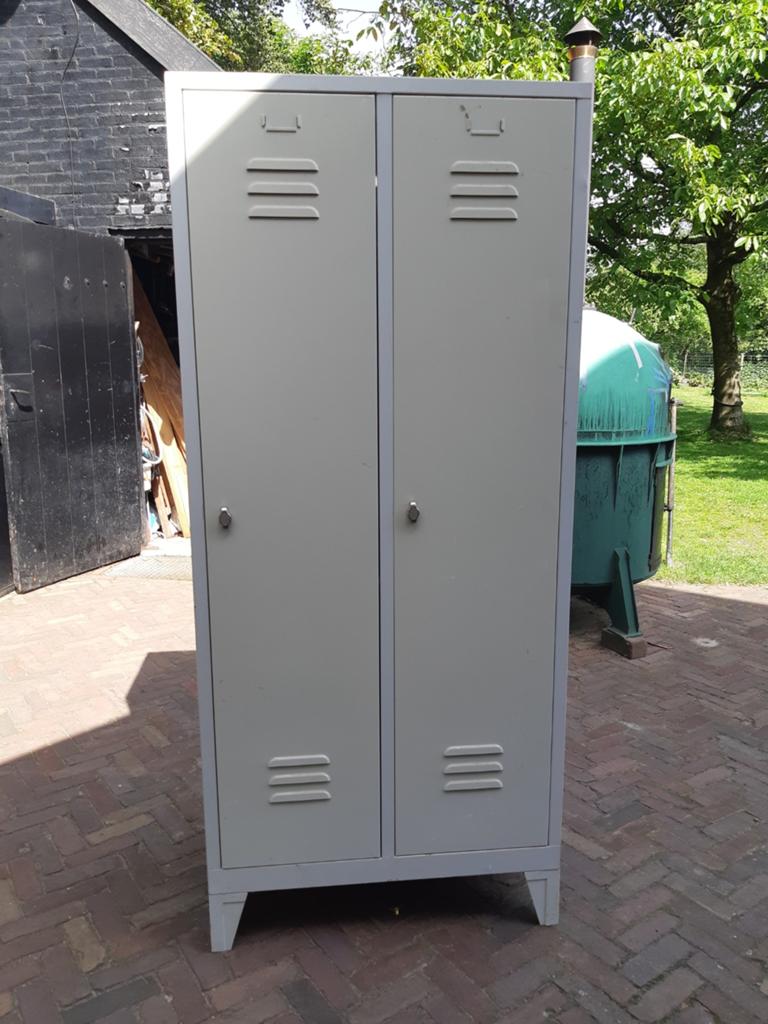 Locker, vintage, industrieel., Ophalen, Gebruikt, Vintage