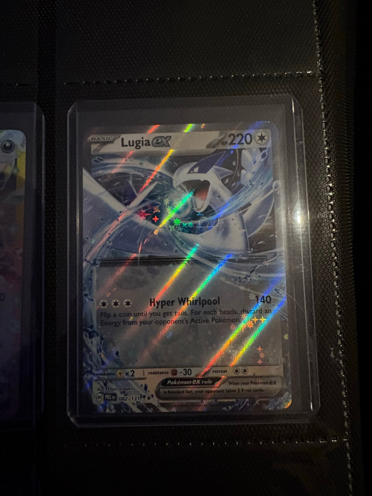 Lugia ex Pokémon kaart 082/131 - Holo Foil, Ophalen of Verzenden, Zo goed als nieuw, Losse kaart, Foil