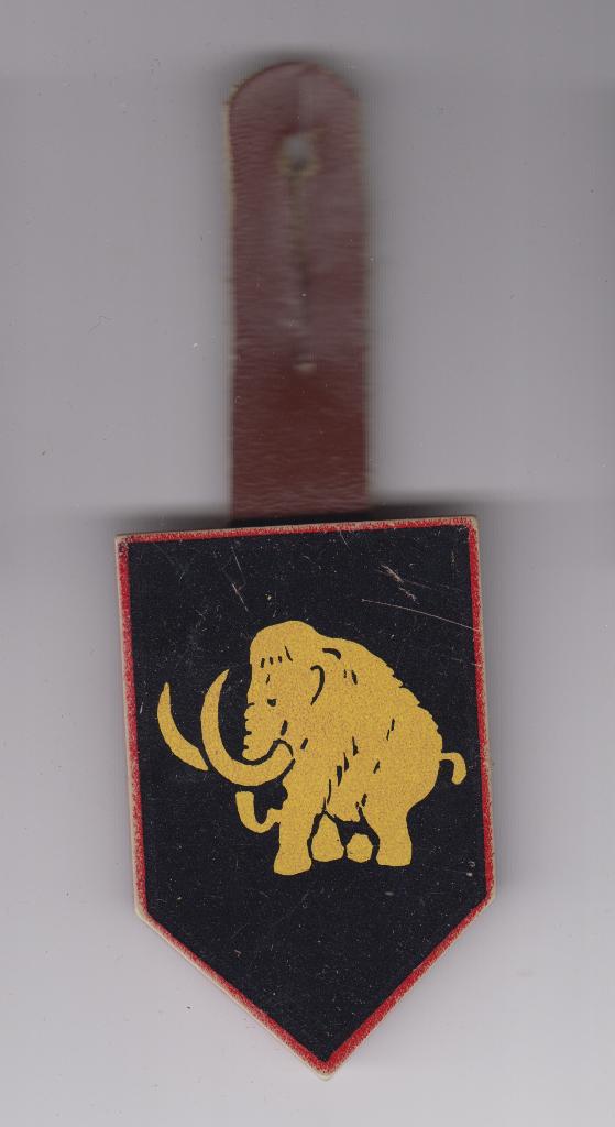 borstzakhanger 19 Afdeling veldartillerie 1e model, Verzamelen, Ophalen of Verzenden, Landmacht, Nederland, Embleem of Badge