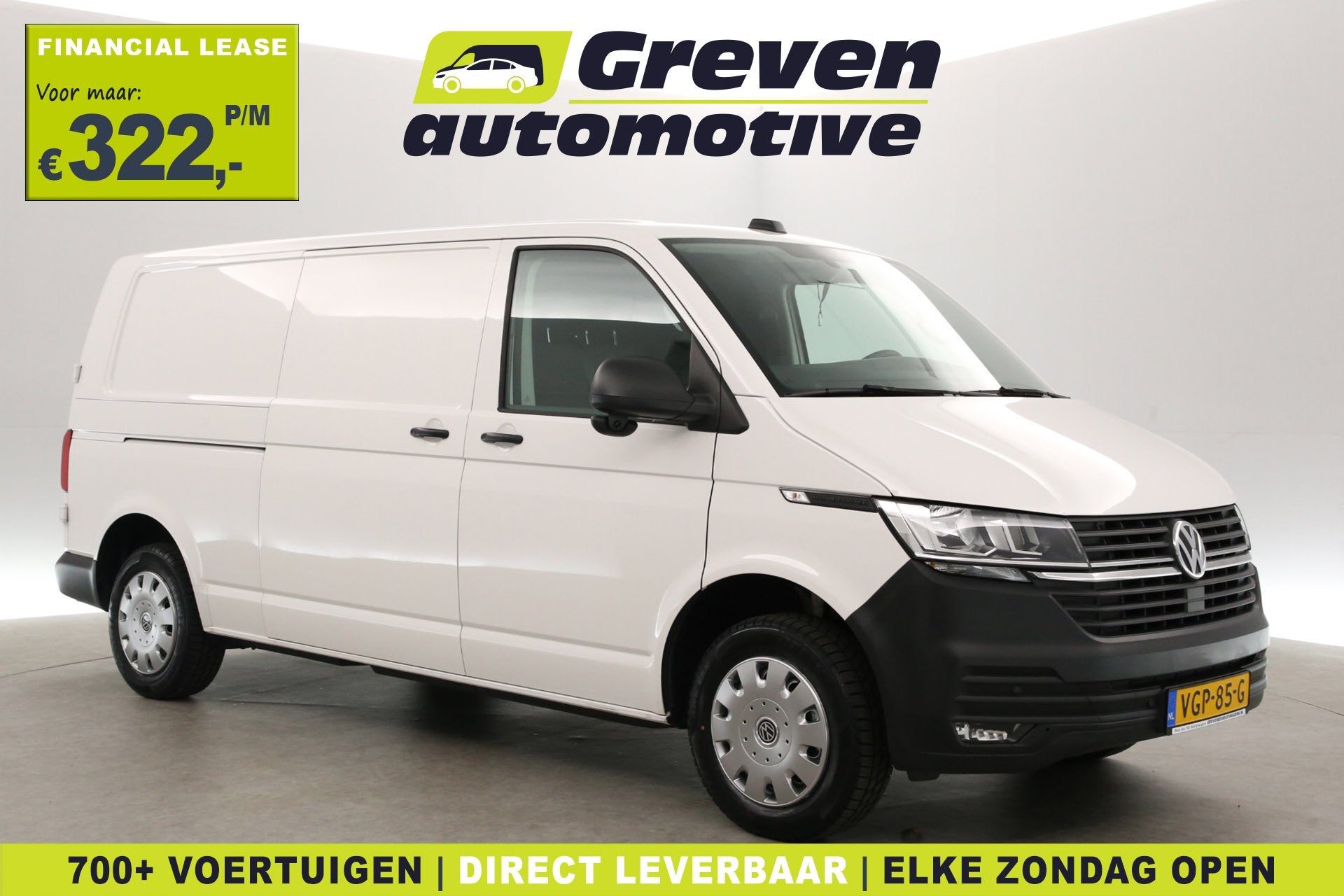 Volkswagen Transporter 2.0 TDI 150PK L2H1 | DSG | Automaat |, Stof, Gebruikt, Euro 6, 4 cilinders