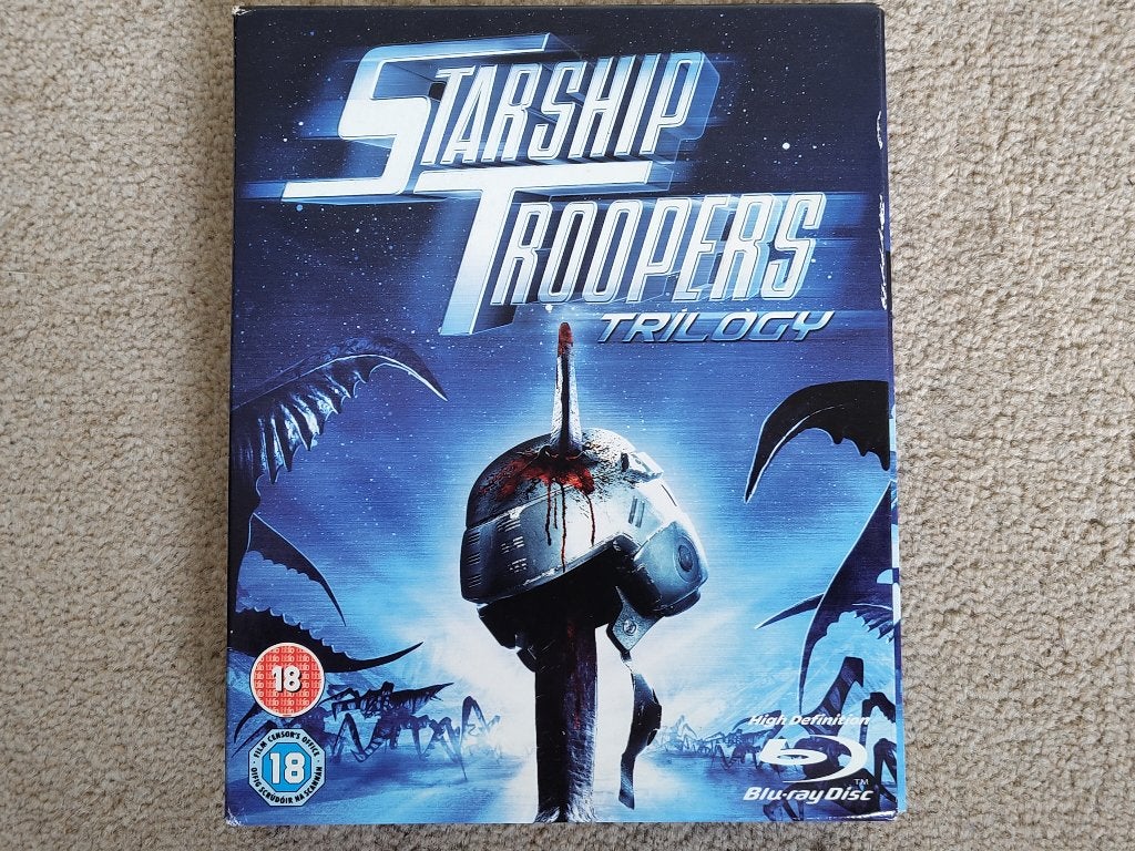 Starship Troopers Trilogy box-set blu-ray (zeldzaam!), Cd's en Dvd's, Vanaf 18 jaar, Ophalen of Verzenden, Blu-ray, Gebruikt