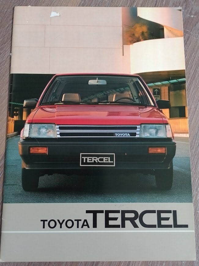 Toyota Tercel autofolder, Ophalen of Verzenden, Nieuw, Toyota