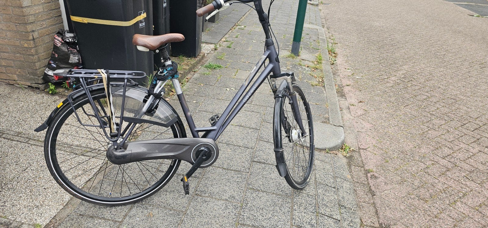 Gazelle Eclipse damesfiets D57 met extra hangslot, Ophalen