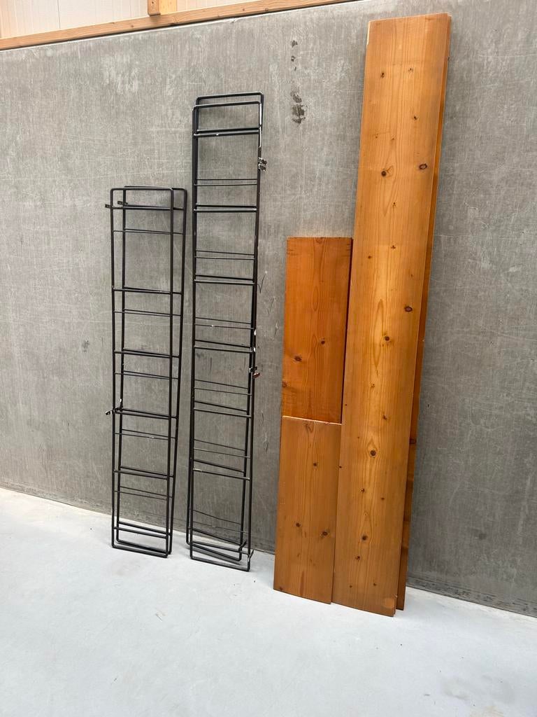 Vintage Modulair Wandsysteem Wandplanken, Huis en Inrichting, Kasten | Stellingkasten, Gebruikt, Ophalen