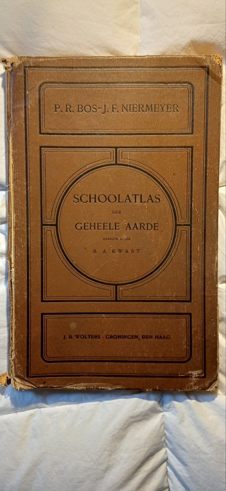 Bos-Niermeyer Schoolatlas der Geheele Aarde (1927 & 1951), Bosatlas, 1800 tot 2000, P.R. Bos, J.F. Niermeyer, B.A. Kwast, P. Eibergen