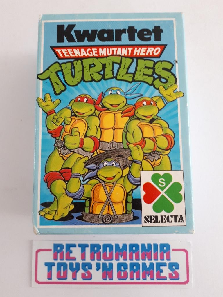 kwartetspel selecta - tmnt turtles, Verzamelen, Verzenden, Zo goed als nieuw, Kwartet(ten)