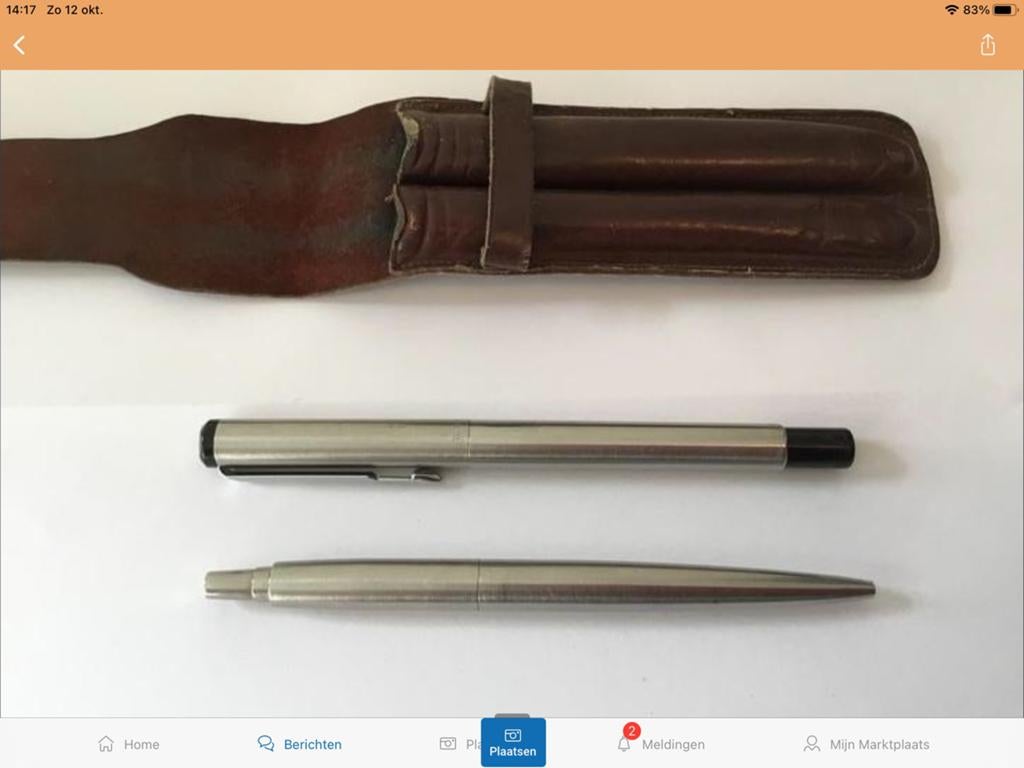 Parker pennenset in etui ( in Hilversum ), Ophalen of Verzenden, Zo goed als nieuw, Balpen, Parker