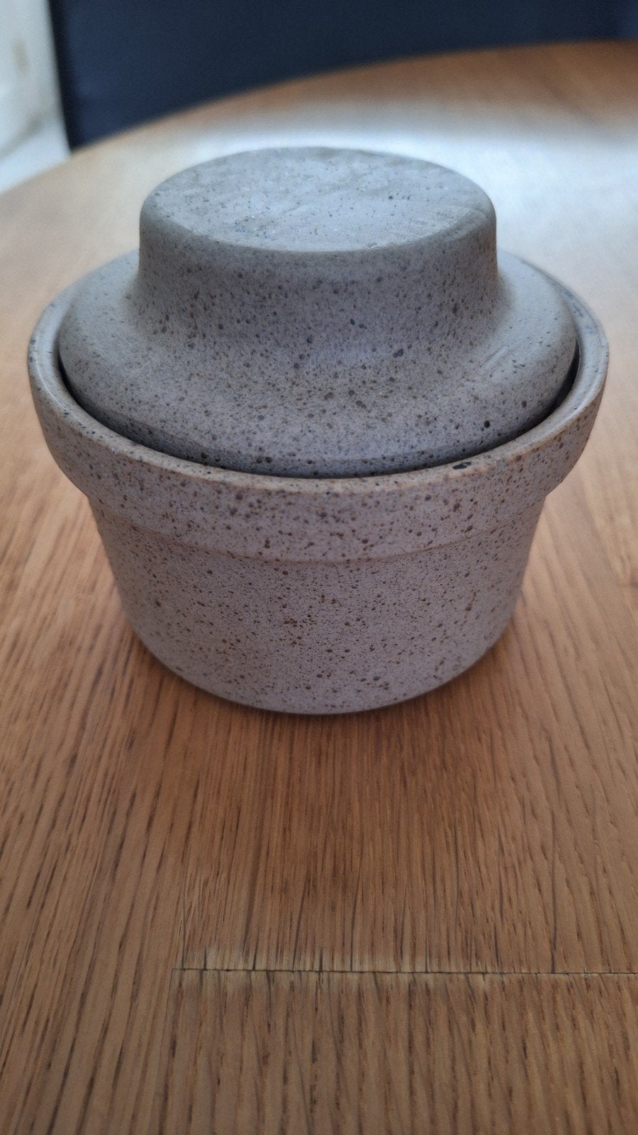 Stoneware potje met deksel, Ophalen of Verzenden