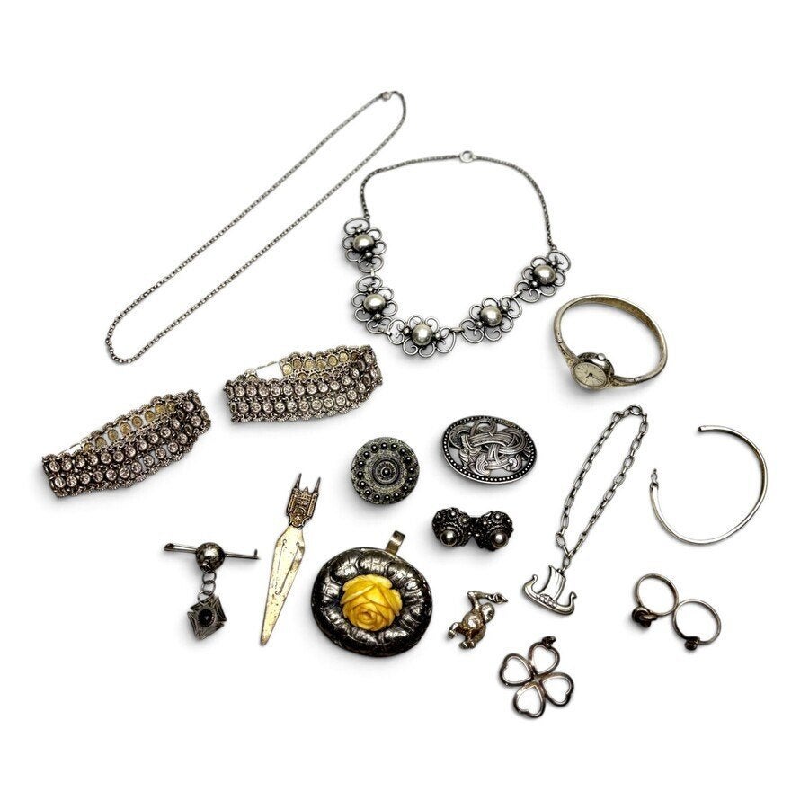 Lot zilveren sieraden, Ophalen of Verzenden, Zilver, Overige typen