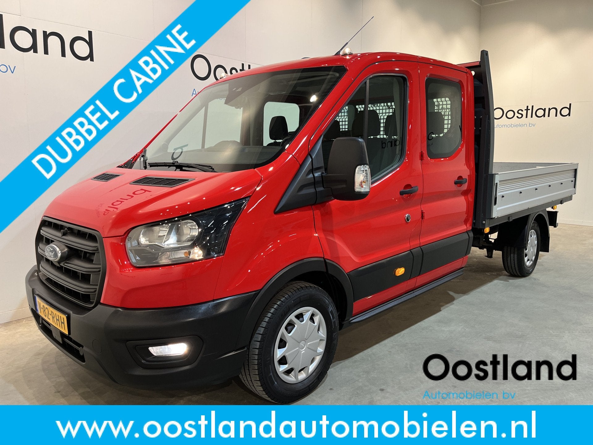 Ford Transit 350 2.0 TDCI L3H1 130 PK DC 6 pers. Trend Open, Auto's, Voorwielaandrijving, Stof, 4 cilinders, 7 stoelen