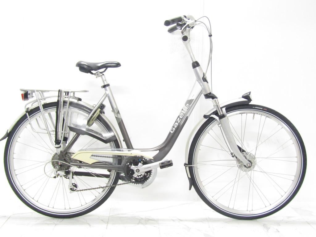 Gazelle Medeo grijs dames 53cm 28inch, 53 tot 56 cm, Gebruikt, Gazelle, Versnellingen
