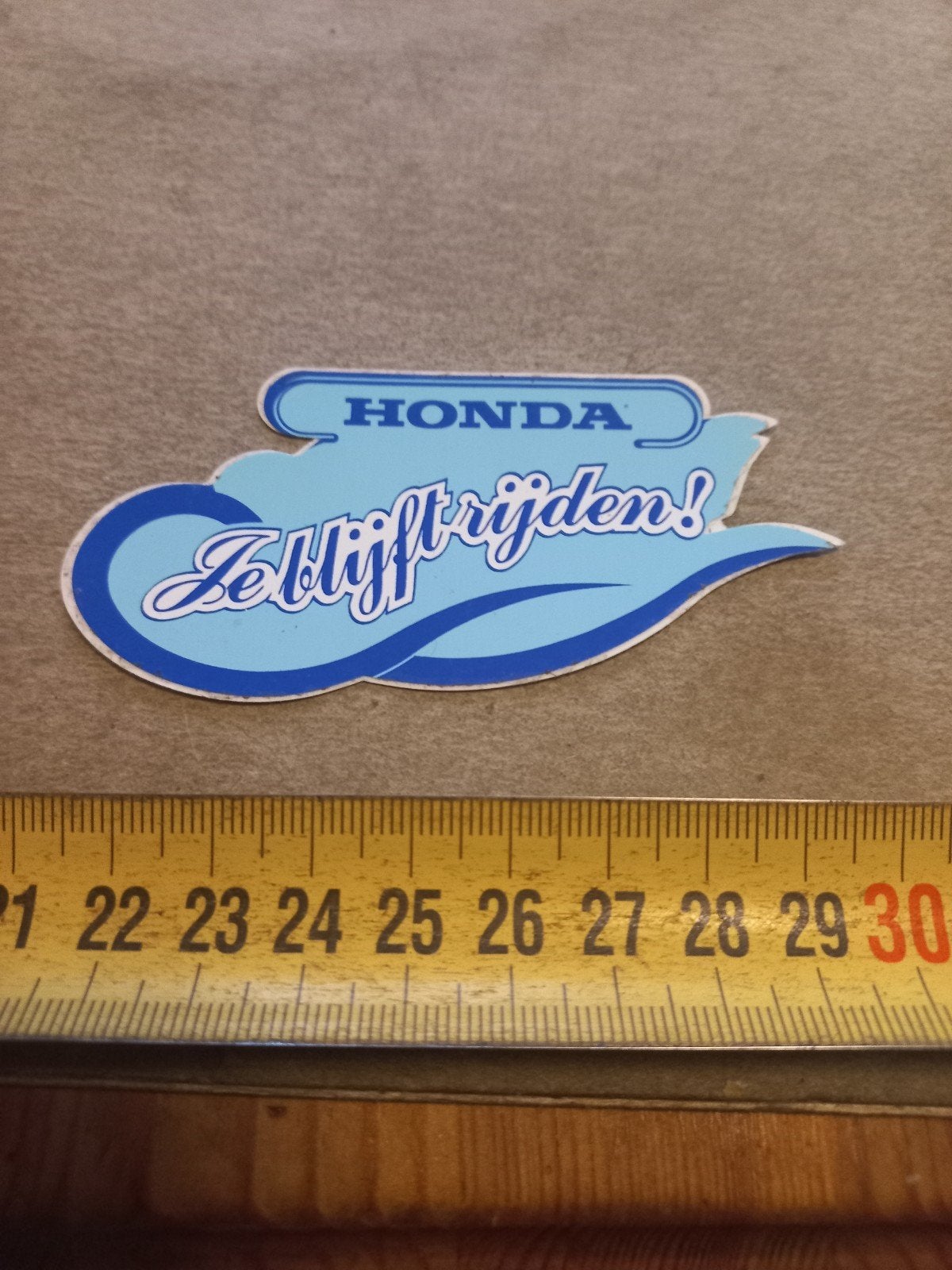 Vintage Honda 'Zelf Rijden!' sticker, Ophalen of Verzenden
