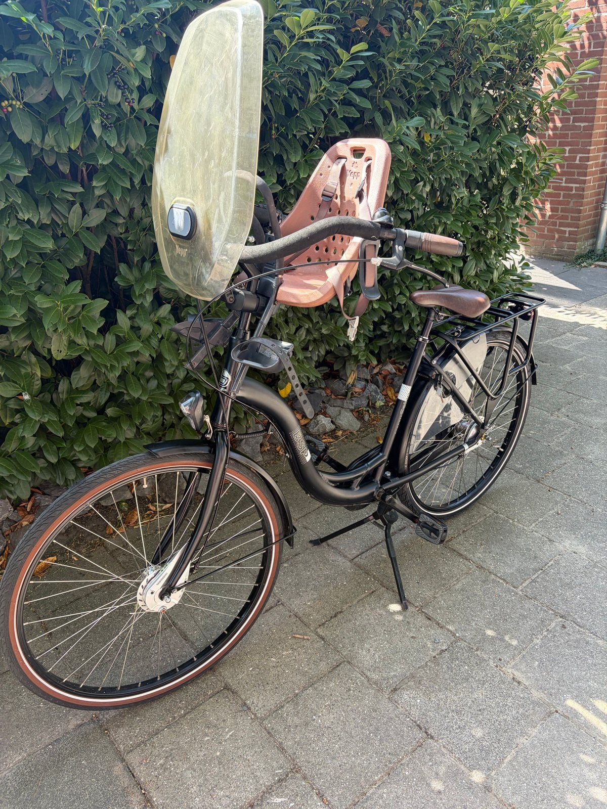 Bsp moederfiets met voorzitje zgan, Fietsen en Brommers, Fietsen | Dames | Moederfietsen, Terugtraprem, 53 tot 56 cm, Versnellingen