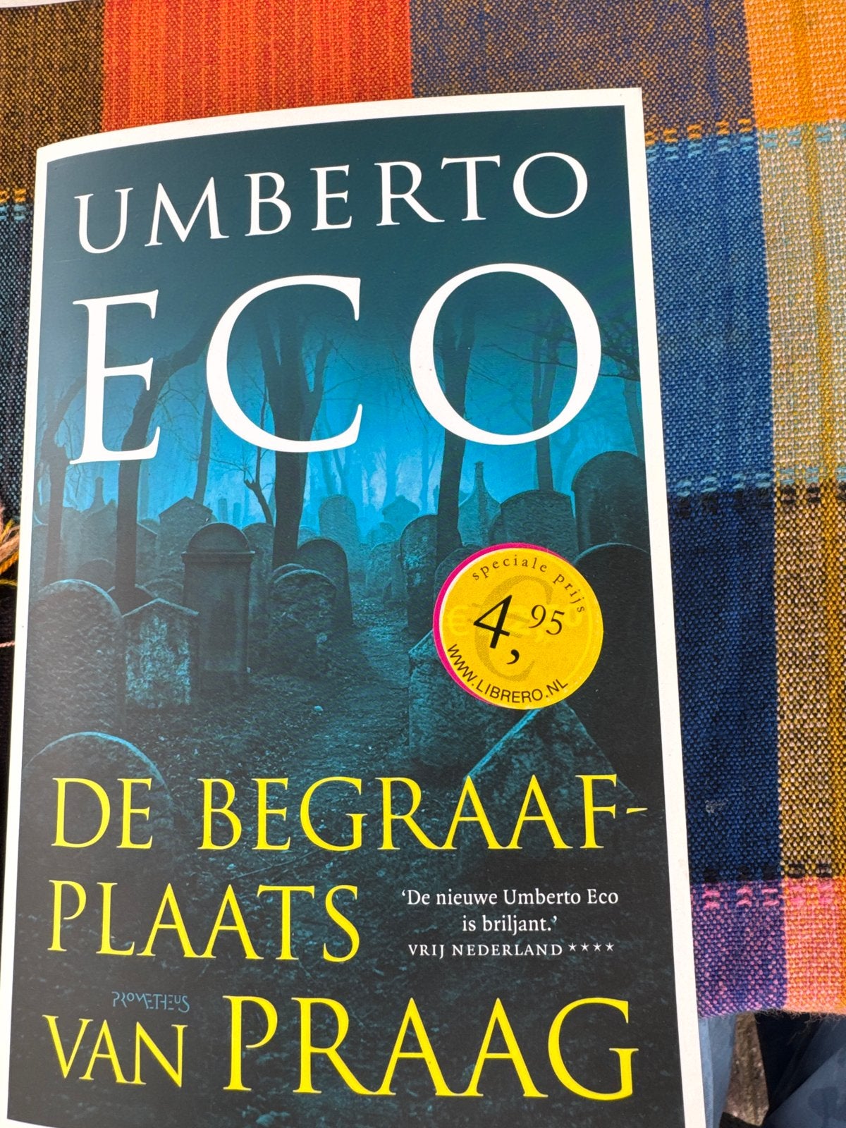Umberto Eco - De Begraafplaats van Praag, Ophalen of Verzenden, Gelezen, Nederland