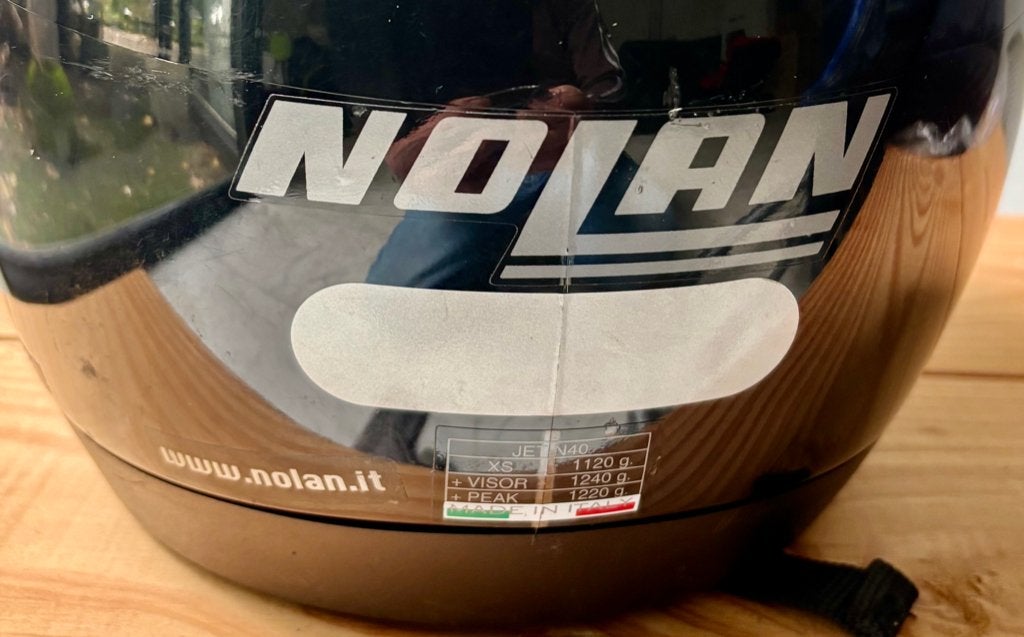 Dames motorhelm merk Nolan maat XS, Motoren, Nolan, Ophalen of Verzenden, Integraalhelm, Tweedehands