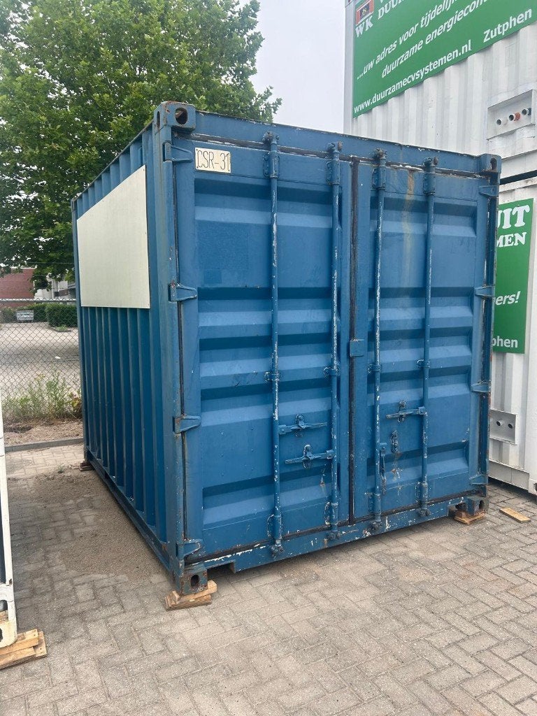10ft zeecontainer - container kleur blauw gebruikt, Ophalen