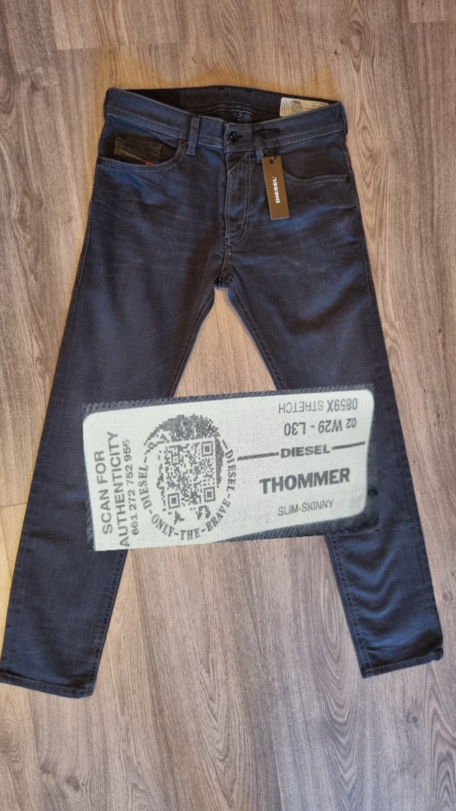 - NIEUWE- Diesel THOMMER W29 L30 = 29x30 - #D2590, Diesel, Blauw, Diesel, Nieuw