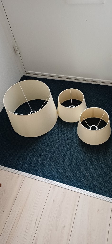 Lampenkappen, gebroken wit, Ophalen, Nieuw, Beige