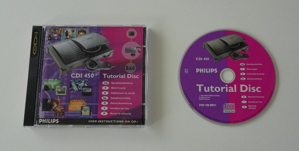 Philips CD-i 450 Tutorial Disc, 1 speler, Ophalen, Zo goed als nieuw, Vanaf 3 jaar