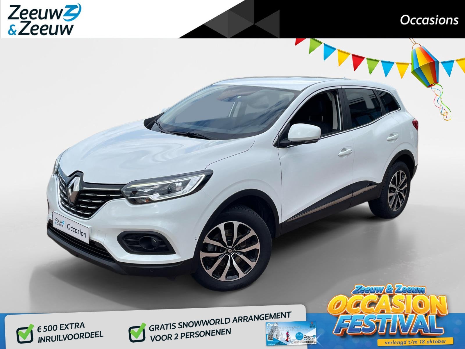 Renault Kadjar 1.3 TCe Techno *Navi+Camera*Climate Control*T, Voorwielaandrijving, Stof, Gebruikt, Euro 6