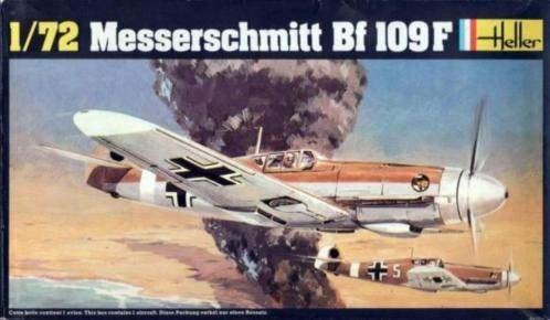 Heller Messerschmitt Bf 109F (232) SHF, Overige merken, 1:72 tot 1:144, Gebruikt, Ophalen of Verzenden