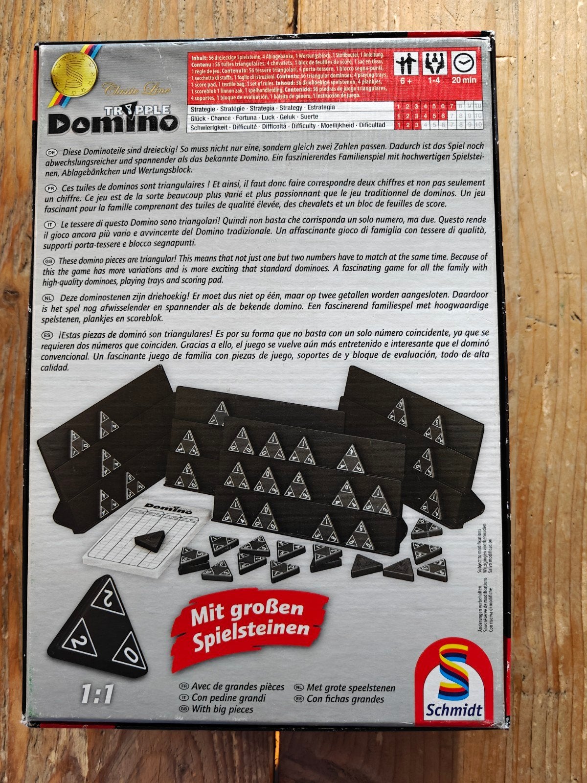 Trippel Domino., Ophalen of Verzenden, Schmidt., Schmidt., Schmidt.