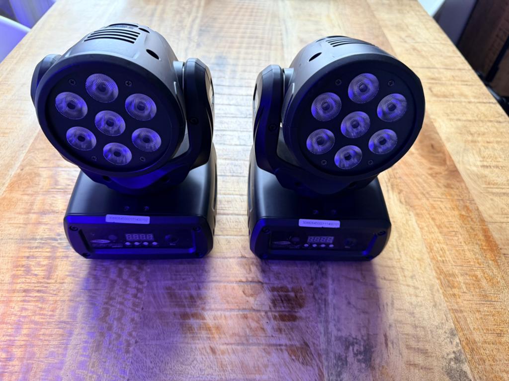 2x Showtec Kanjo Wash, Ophalen of Verzenden, Zo goed als nieuw, Licht