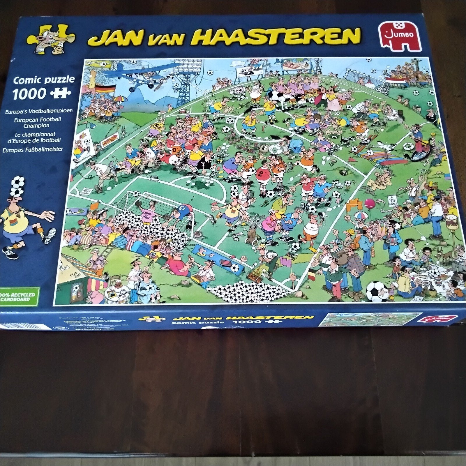 Jan van Haasteren puzzel Europa,'s Voetbalkampioen, Ophalen, Zo goed als nieuw, Frame of Mal