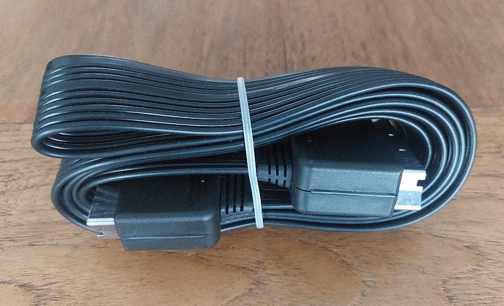 Platte SCART kabel (1x). Nieuw. Lengte 1,5 m., Ophalen of Verzenden, Nieuw, Minder dan 2 meter, Scartkabel