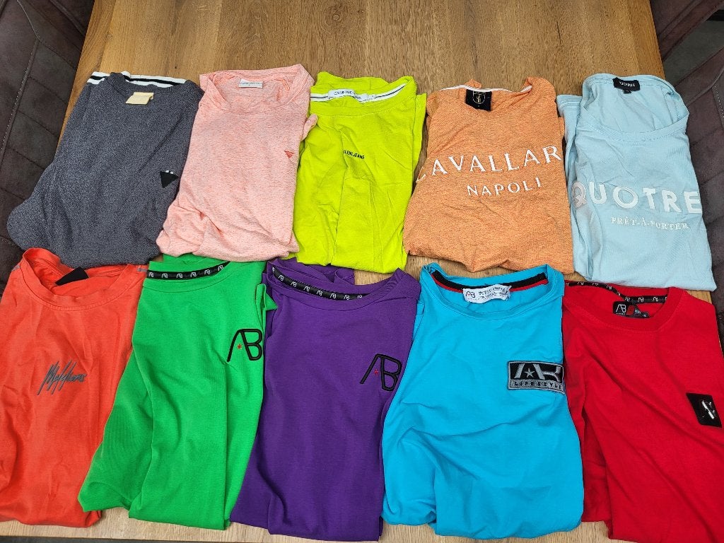 10 shirts maat s/xs, Ophalen, Zo goed als nieuw, Maat 46 (S) of kleiner