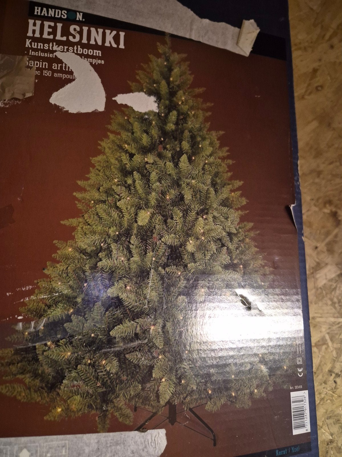 kerstboom met verlichting 180cm, Ophalen