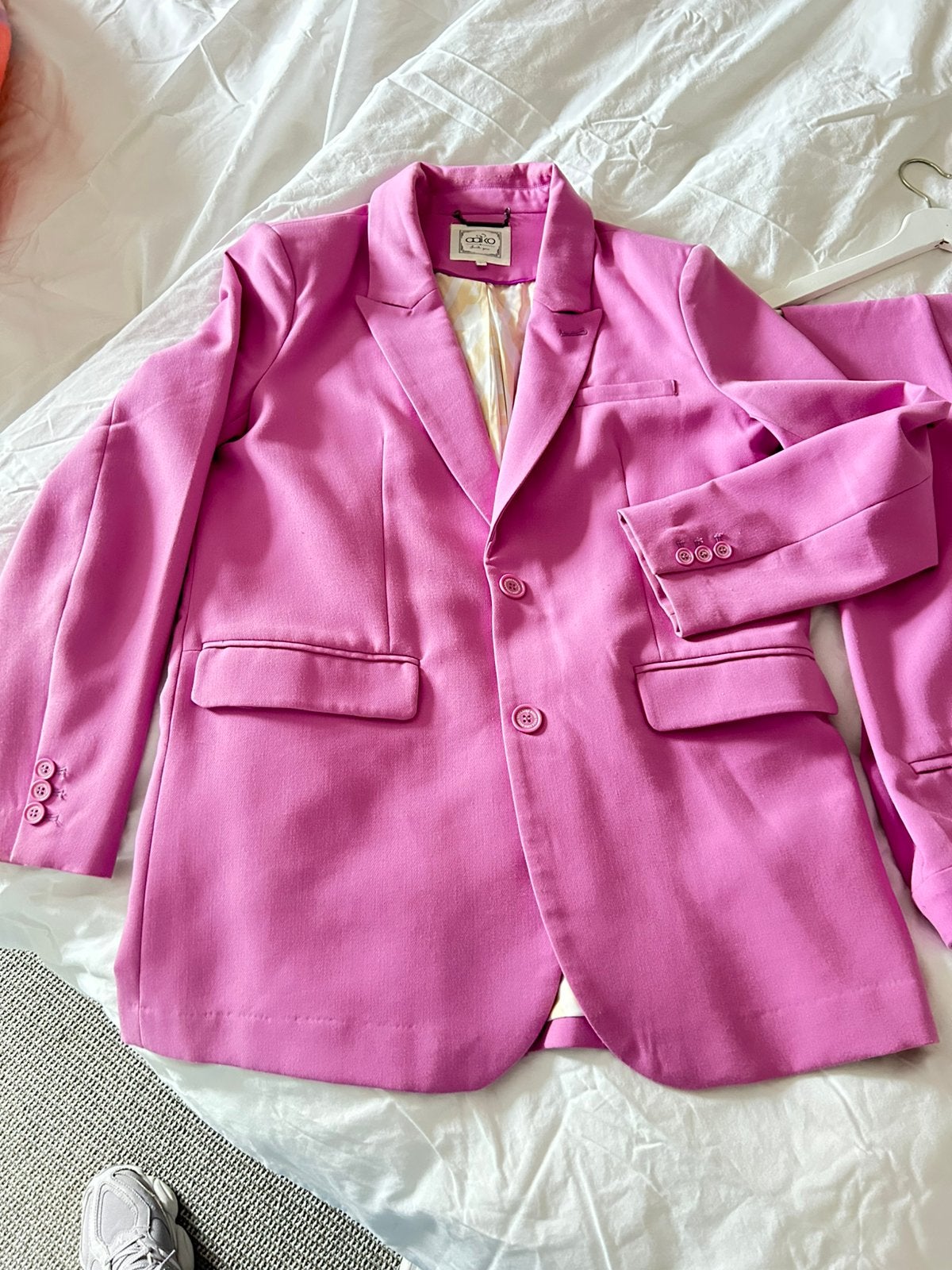 Blazer pak van Aaiko, Ophalen of Verzenden, Zo goed als nieuw, Maat 38/40 (M), Roze