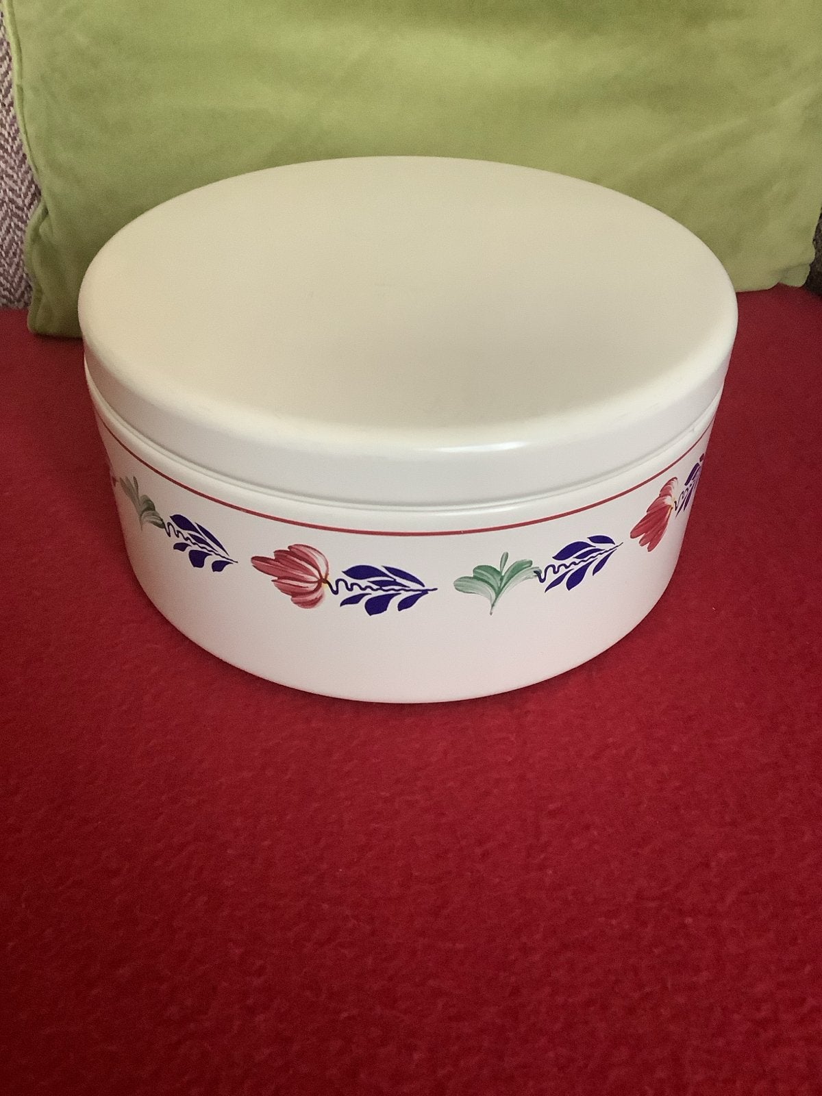 Brabantia koekjestrommel boerenbond, Ophalen of Verzenden, Zo goed als nieuw, Voorraadpot, Metaal