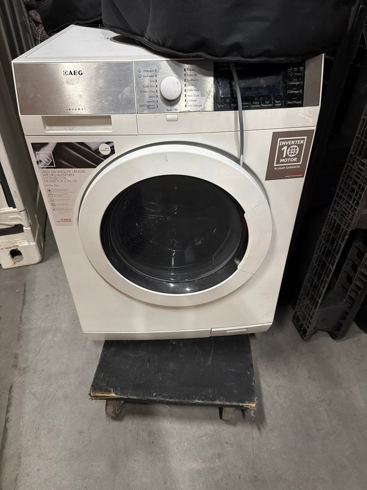 AEG Lavamat wasmachine 8 kg - Inverter Motor, 1200 tot 1600 toeren, Gebruikt, 8 tot 10 kg, Z