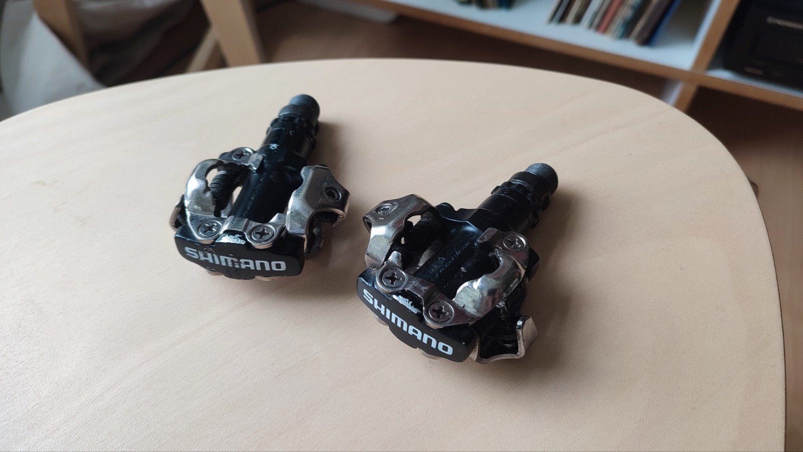 Shimano SPD PD-M520 klikpedalen, Fietsen en Brommers, Fietsonderdelen, Ophalen of Verzenden, Gebruikt