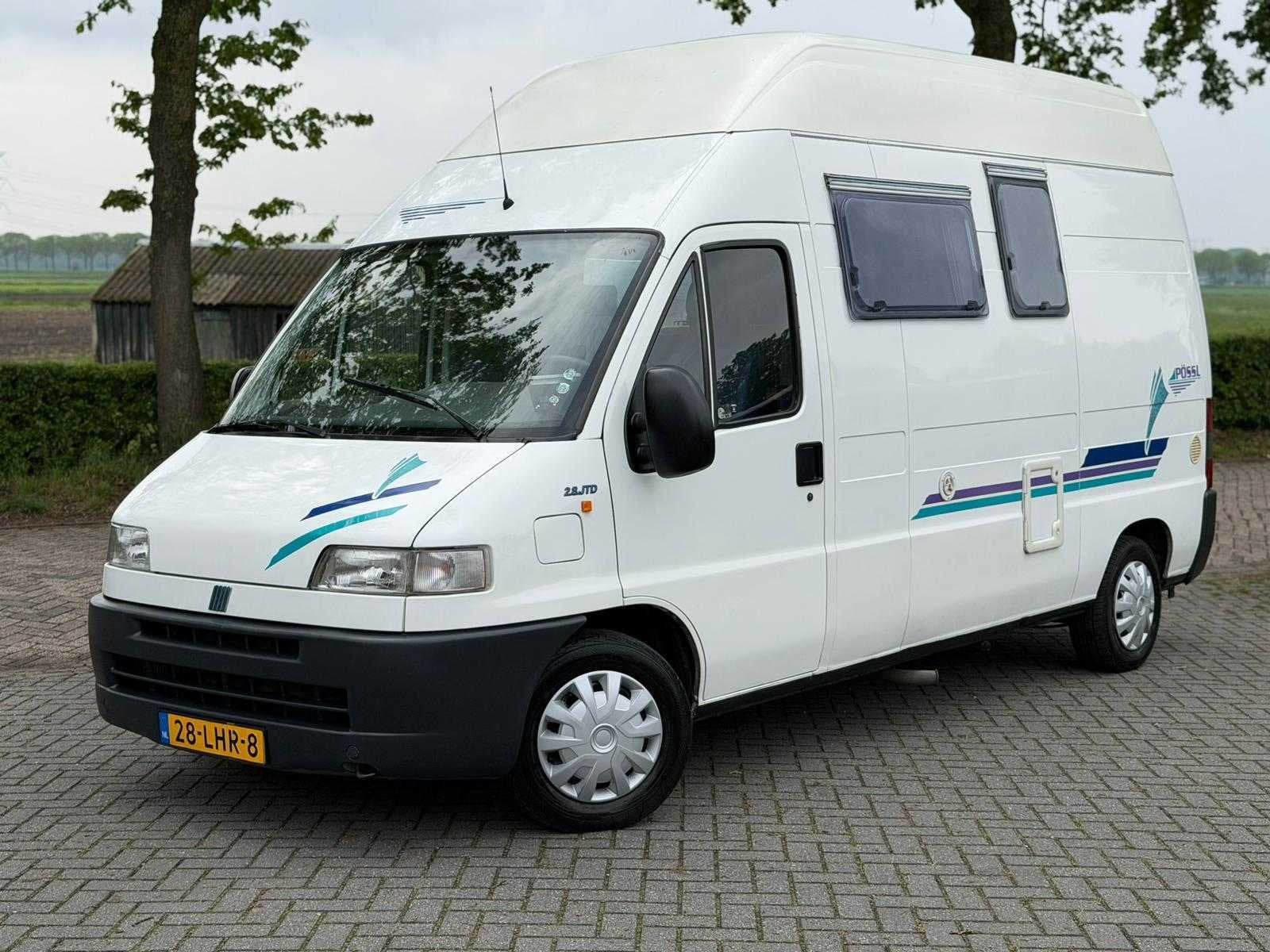 Fiat 230 L Ducato 2.8 JTD Camper Possl kampeerwagen 28-LHR-8, Caravans en Kamperen, Campers, Bedrijf, Diesel, Fiat